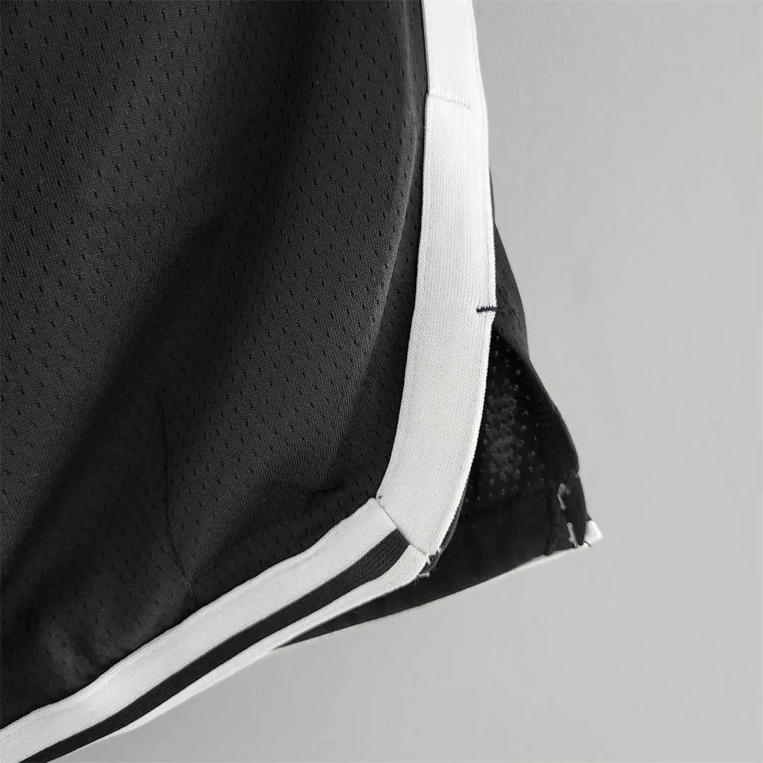 75th Anniversary Brooklyn Nets NBA Shorts Black 8