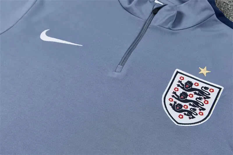 2026 England Mens Kit Grey Half Pull Training Suit Yupoo 7 4