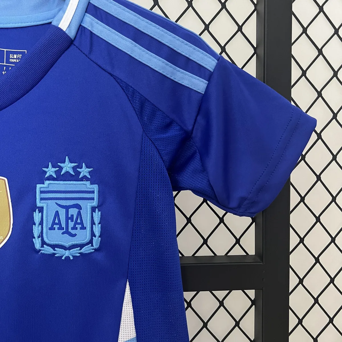 2024 Argentina Away Kid Kits Copa America Children Sets Football Replicas Yupoo 3