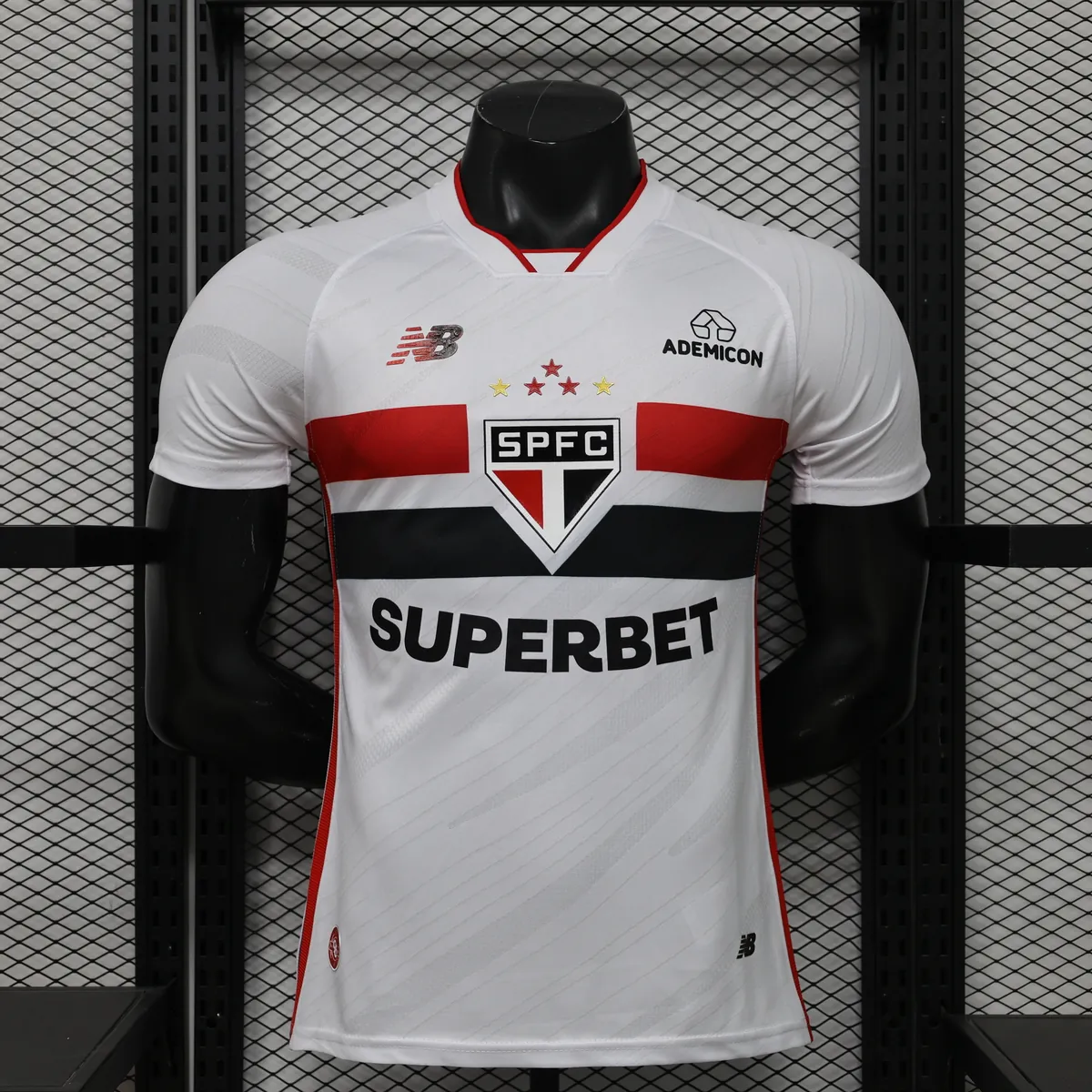 2026-27 Sao Paulo Home Jersey Player Version Soccer Shirt 6