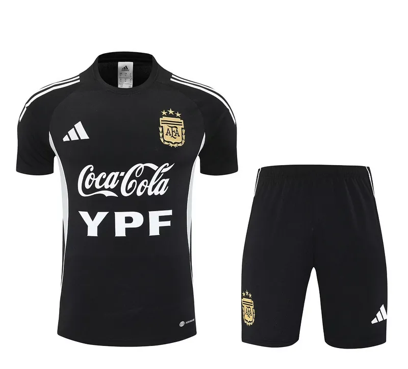 25-26 Argentina Black Training Kits Football Tracksuits 3