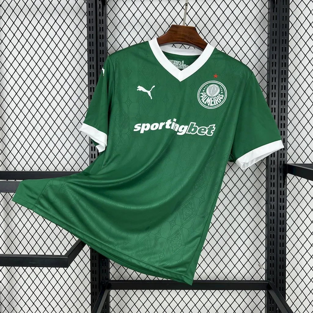 25-26 Palmeiras Home Kit Soccer T-Shirt AAAAJersey Dropship Yupoo 7