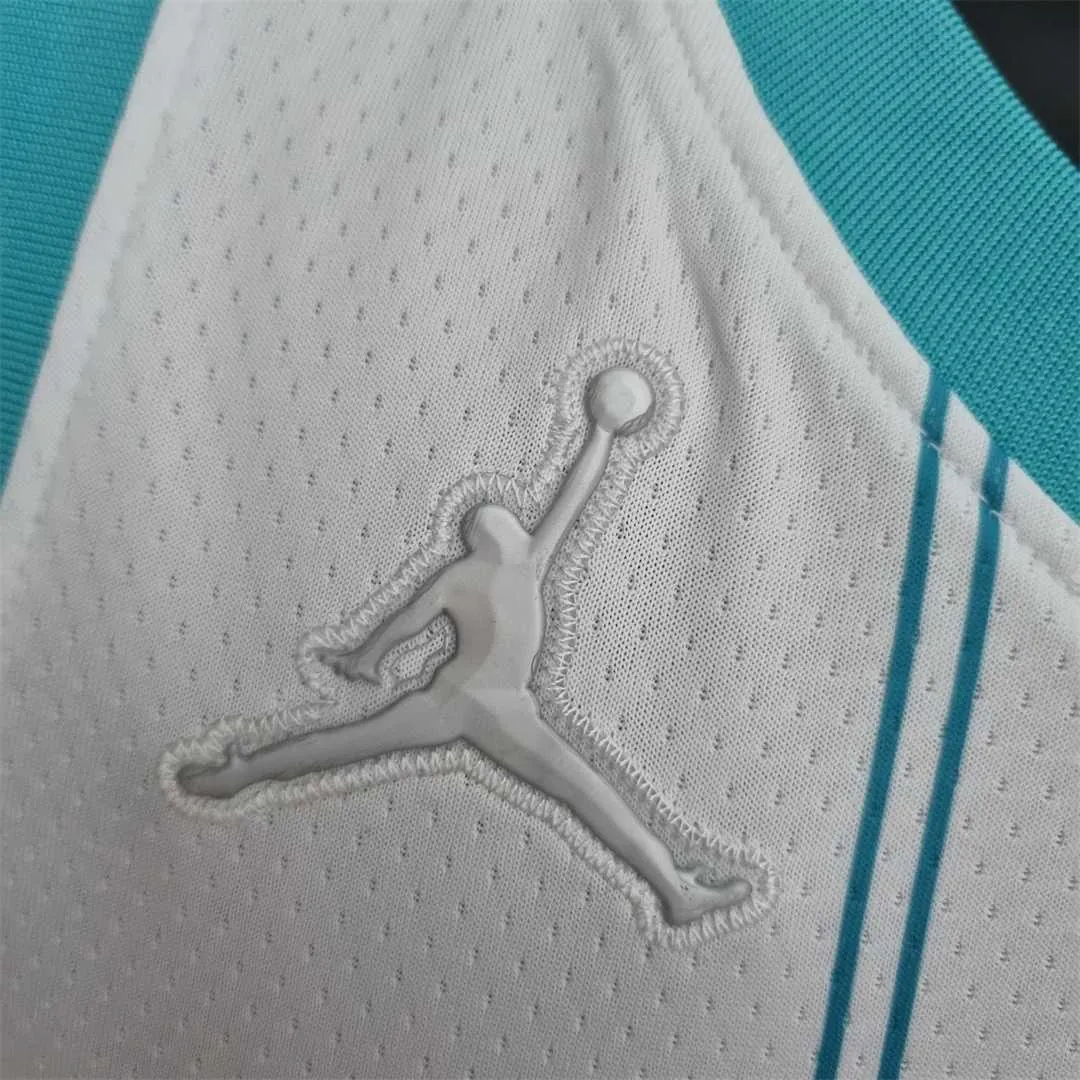 75th Anniversary BALL #1 Charlotte Hornets White NBA Jersey 4