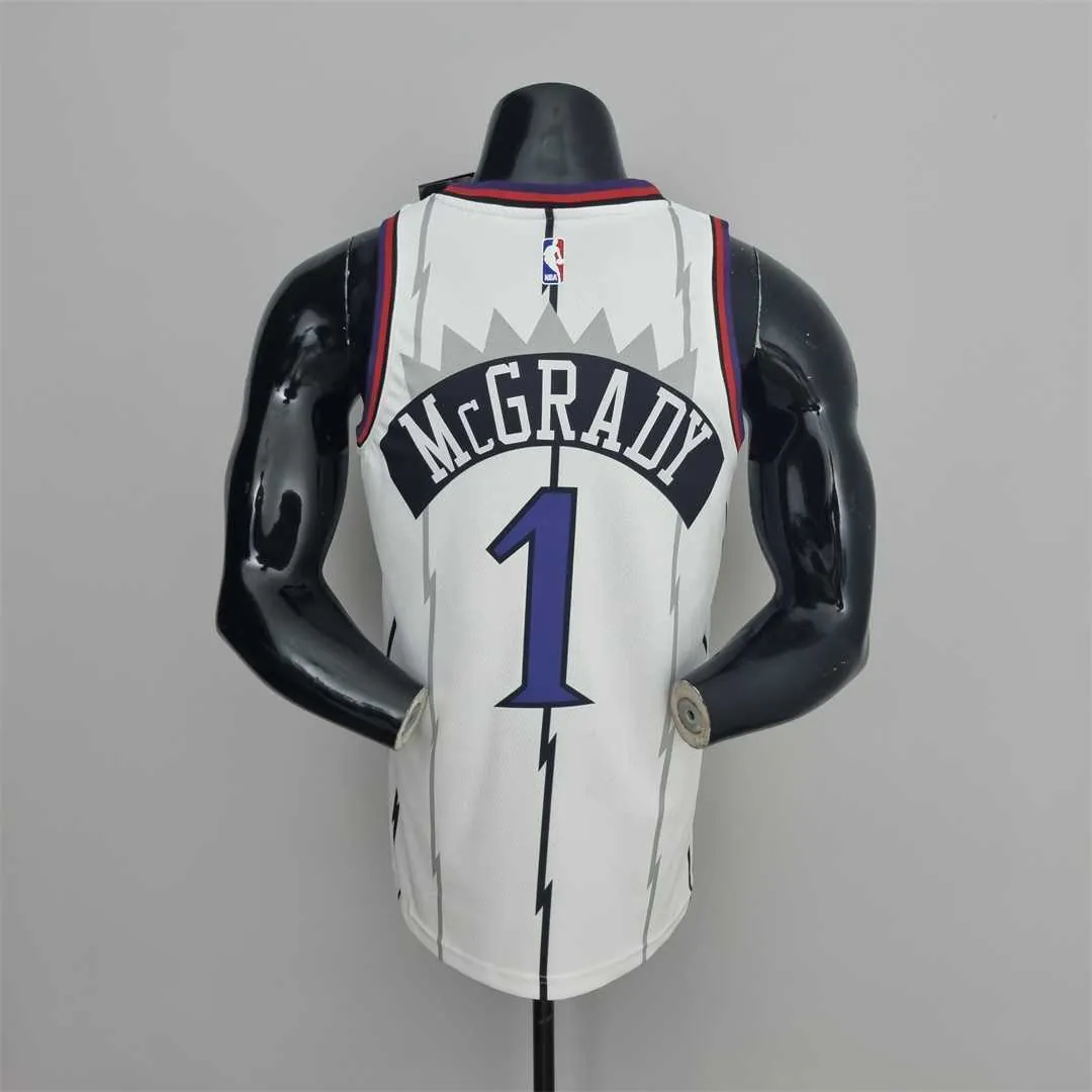Toronto Raptors McGRADY#1 White NBA Jersey 2