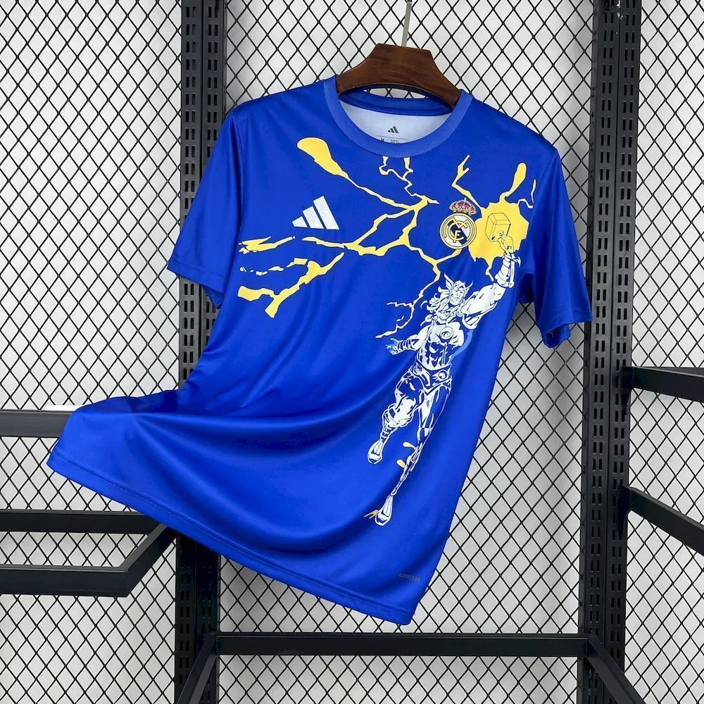 25-26 Real Madrid Pre-Match Football T-Shirt AAAAJersey Wholesale Yupoo 2