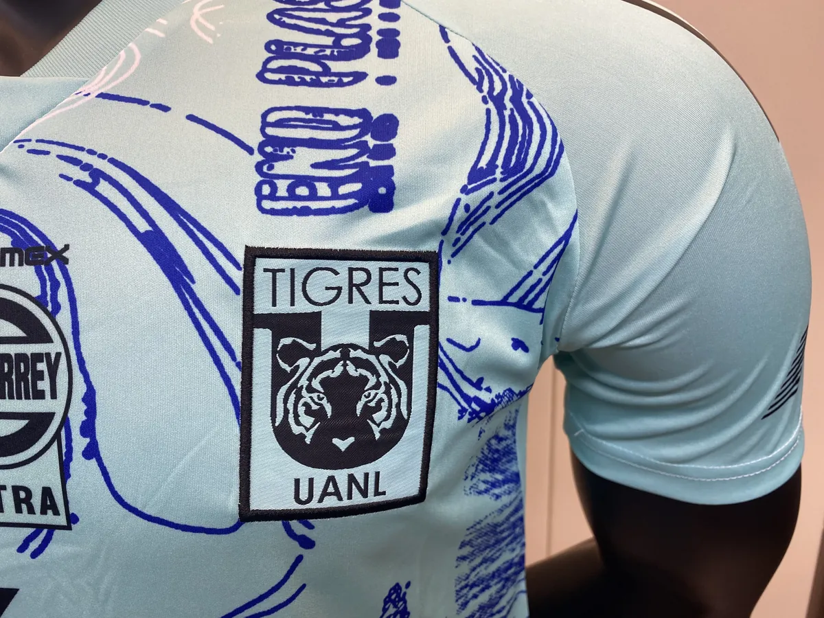 23-24 Tigres UANL Special Edition Kit Player Version Blue Shirt Soccer Jerseys Yupoo 5
