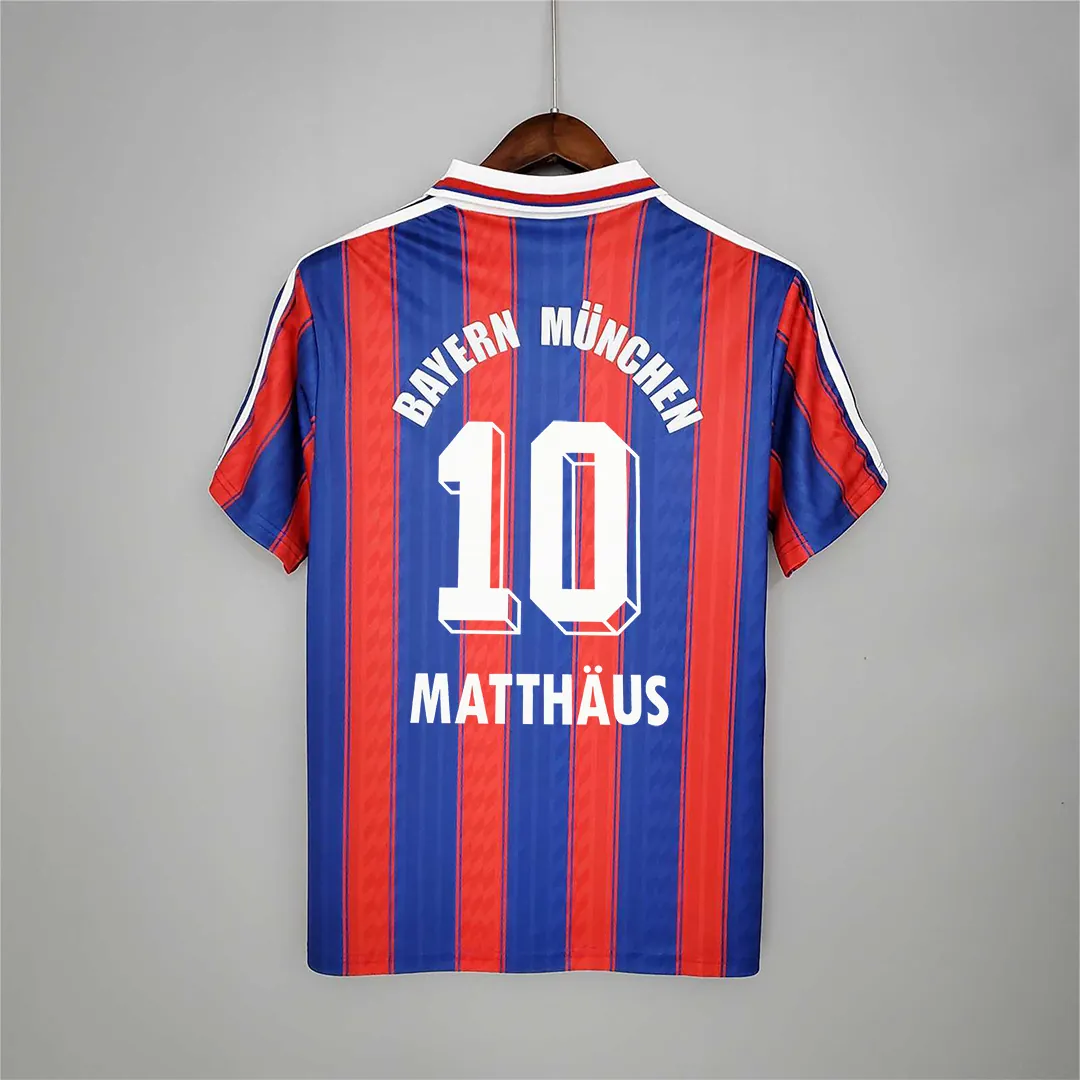 95-97 Bayern Munich home red blue 7