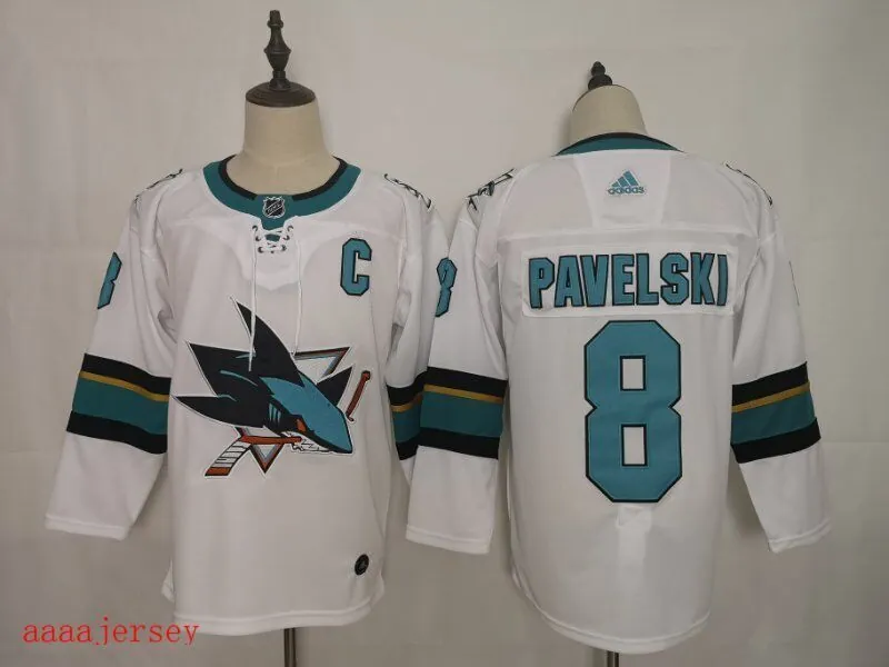 San Jose Sharks ice hockey jersey M-3XL 圣何塞鲨鱼队冰球服 5
