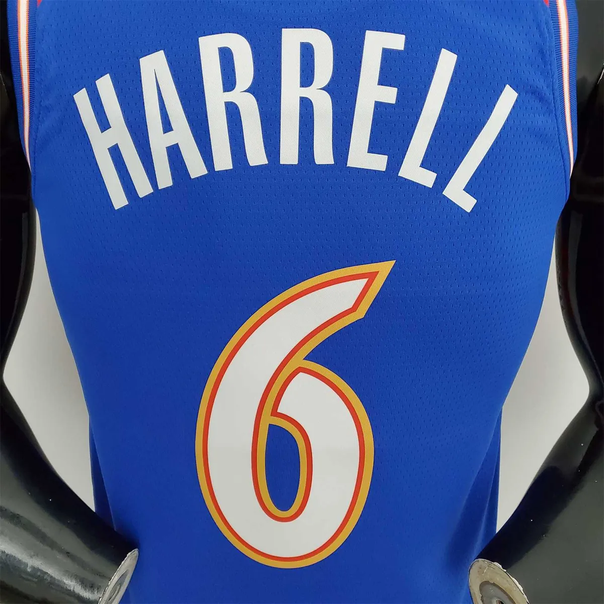 2022 Harrell #6 Talent City Edition Blue-Red NBA Jersey 8