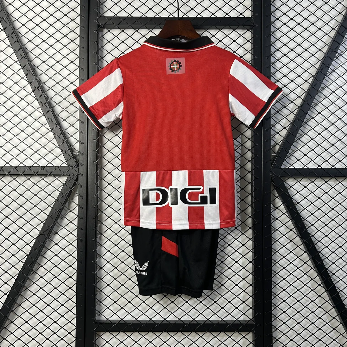25-26 Athletic Bilbao Home Kid Kits Youth Apparels Sino AAAAJersey Supply Yupoo 6