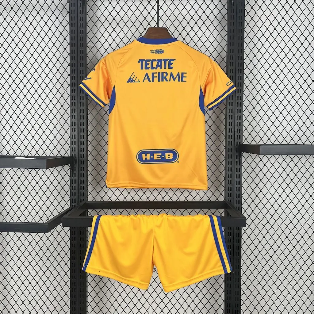 25-26 Tigres UANL Home Kid Kits Youth Apparels AAAAJersey Wholesale Yupoo 16-28 6
