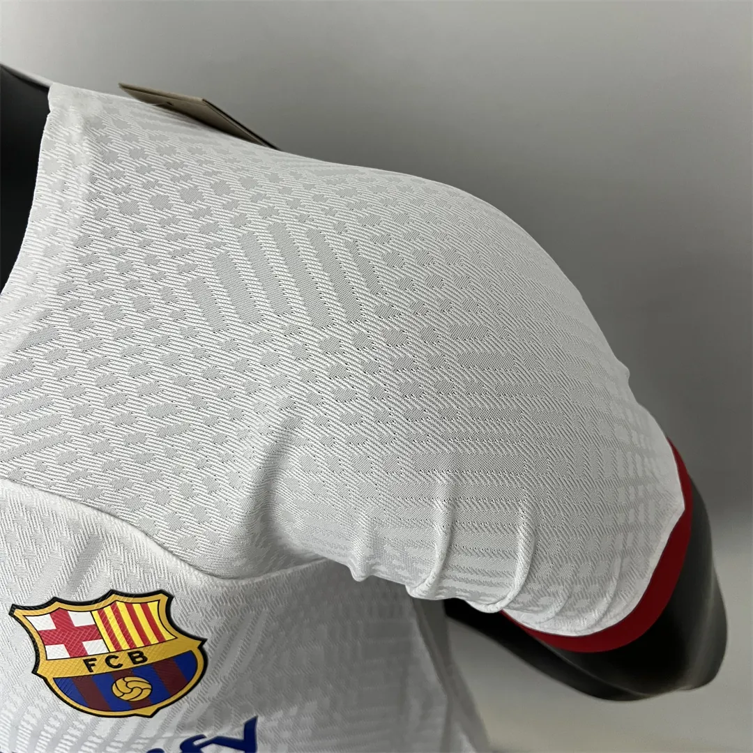 23-24 Barcelona training suit white player version 3