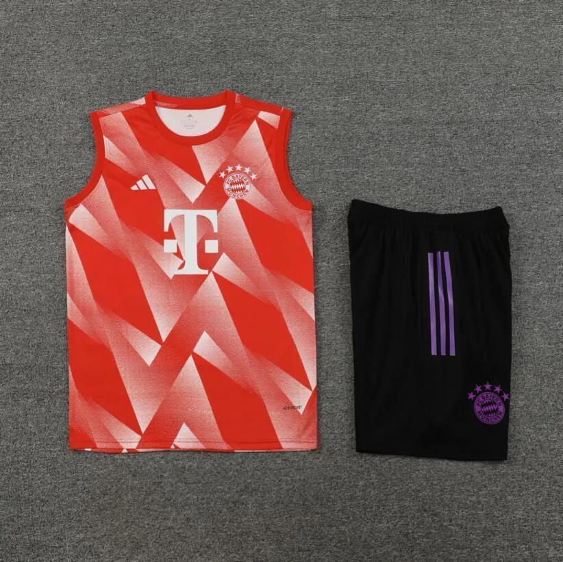 23-24 Bayern Training Vest Kit S-XXL Soccer Jerseys 1