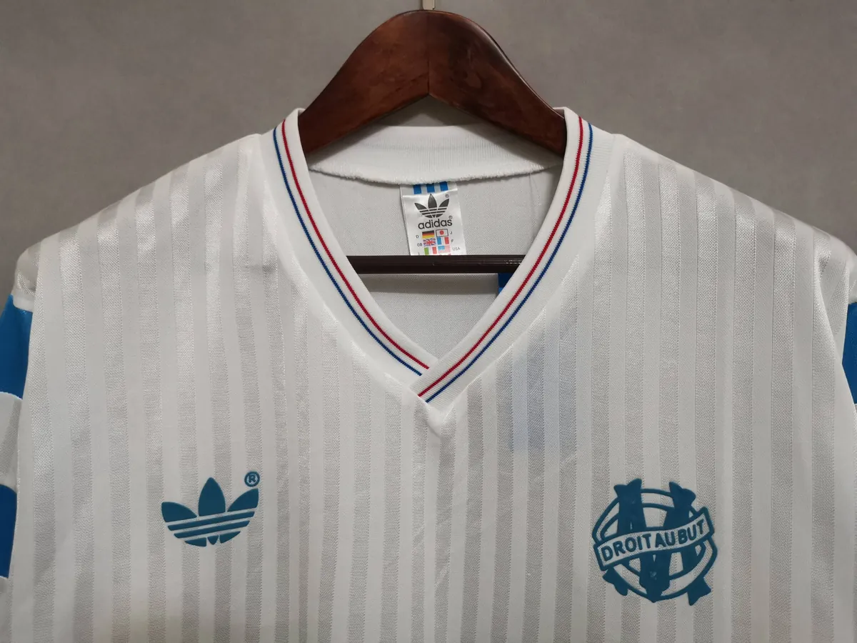 90-91 Marseille home long sleeve 1