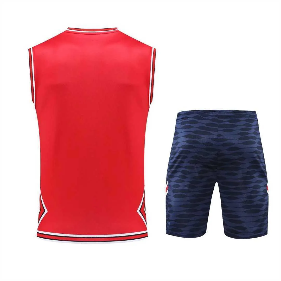 22-23 PSG vest training suit kit red 6