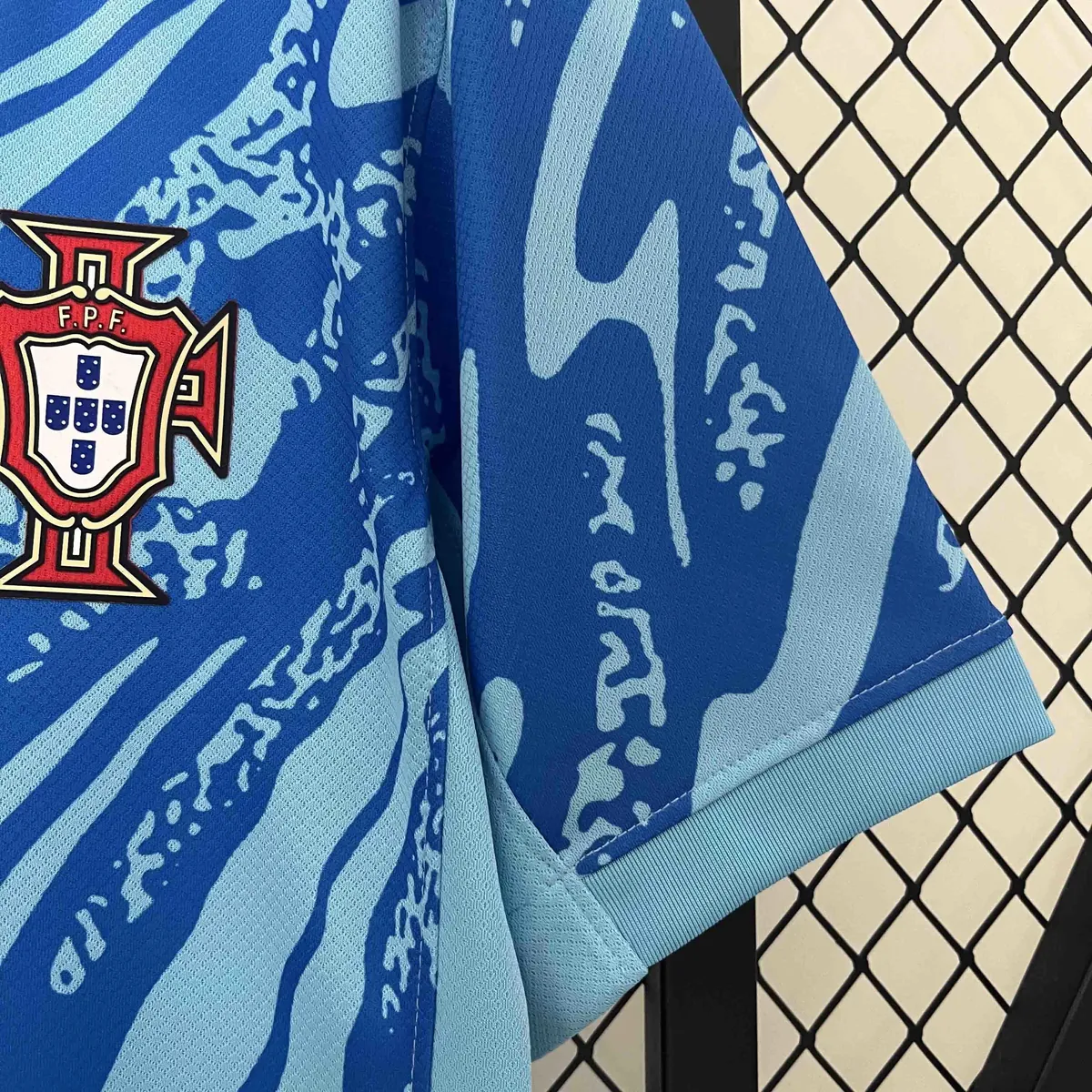 2024 Portugal Blue Goalkeeper Kit Sport AAAAJersey Yupoo 3