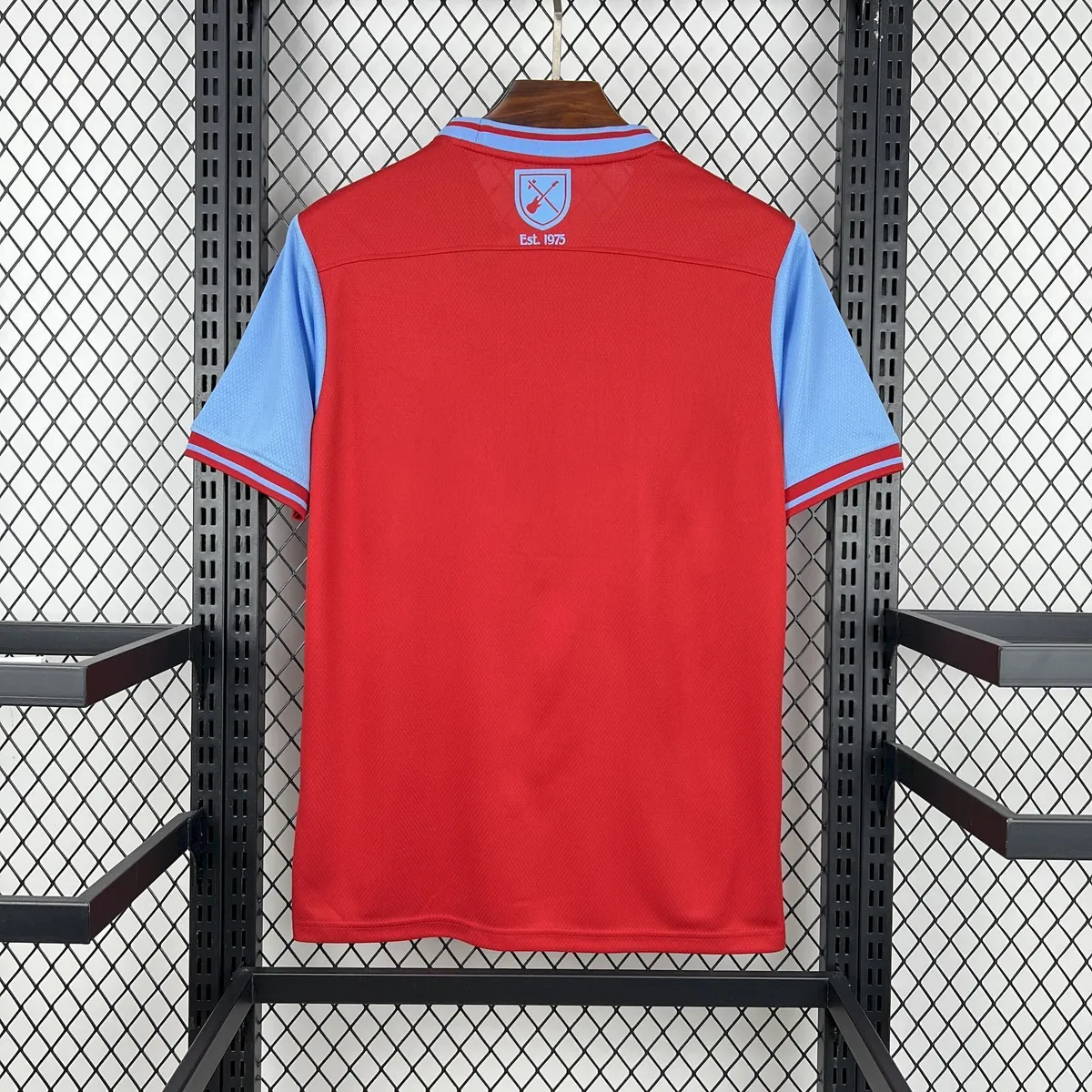 25-26 West Ham United x Iron Maiden 50th Anniversary Football T-Shirt AAAAJersey Wholesale Yupo 3