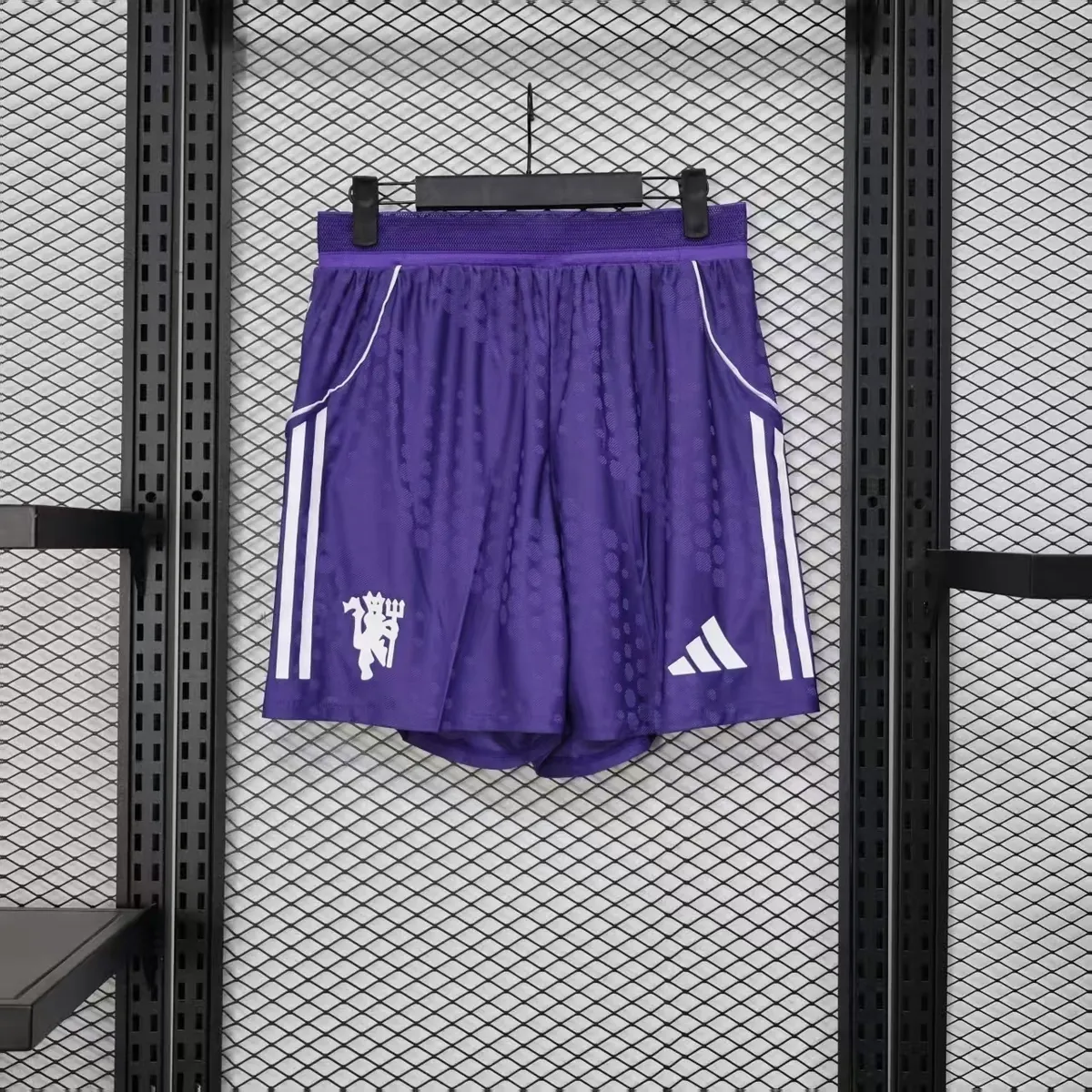 25-26 Manchester United Purple Shorts Player Version Football Pant AAAAJersey Supply Yupoo 6
