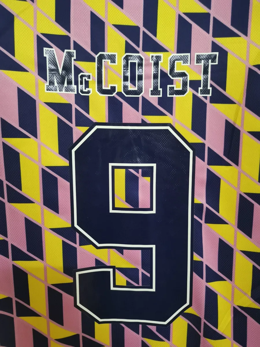 88-89 Scotland third away soccer jersey 4