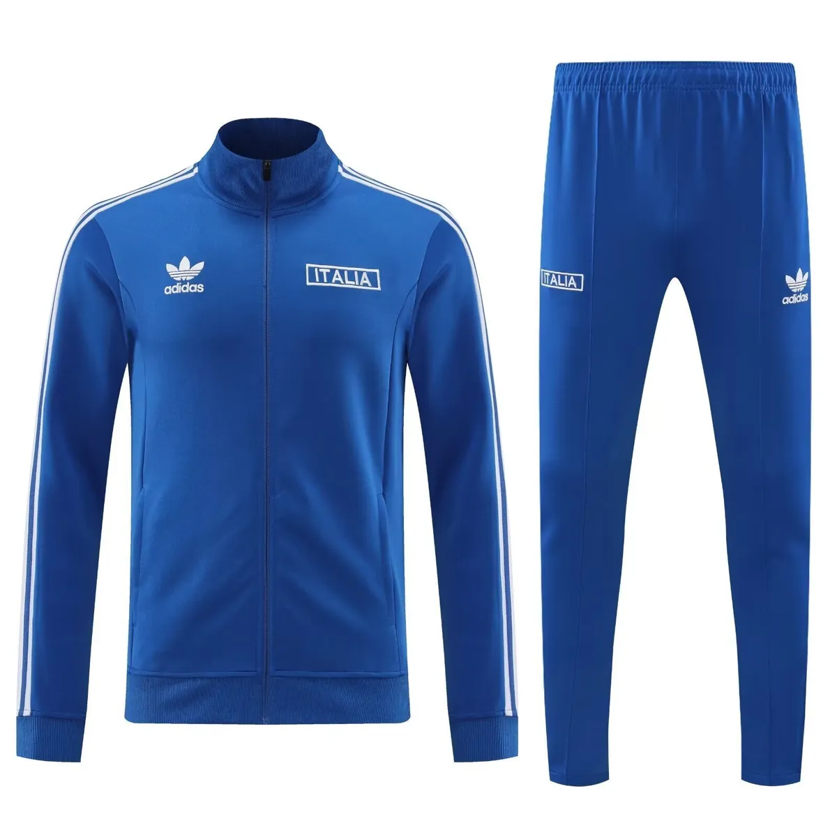 2024 Italy Long Sleeve Kits Blue Jacket Suits Soccer Jerseys Yupoo 3