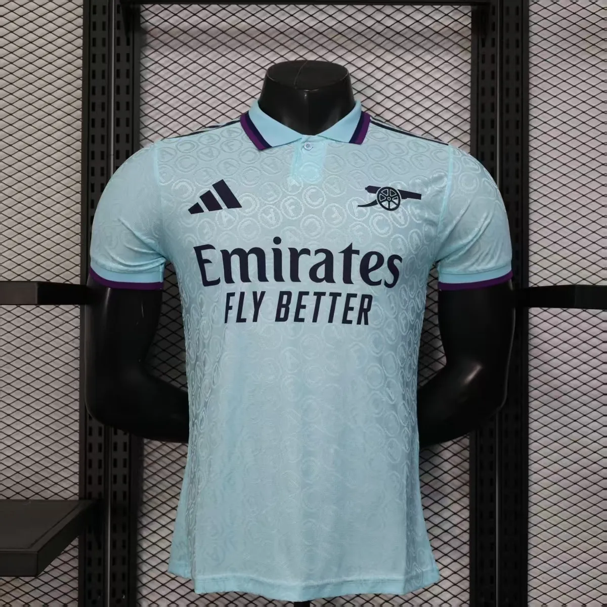 25-26 Arsenal Blue Special Edition Kit Player Version Polo Shirt AAAAJersey Dropshipping Yupoo 7