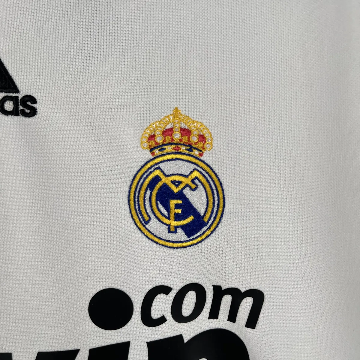 08-09 Real Madrid Retro Home Kit Vintage White Shirt Football Jerseys Yupoo 5
