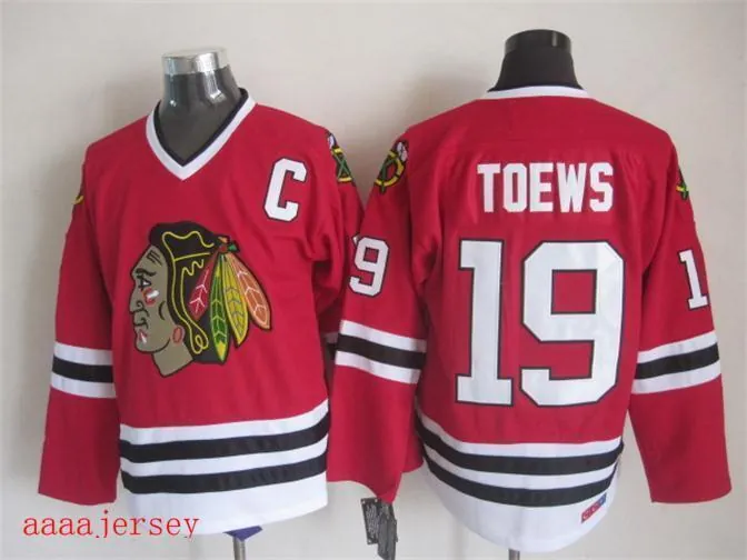 Chicago Blackhawks retro ice hockey jersey M-3XL 芝加哥黑鹰队复古冰球服 7