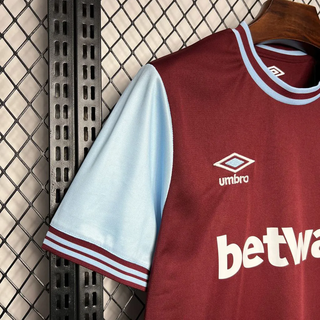 24-25 West Ham Home Kit Football Apparels Sport AAAAJersey Yupoo 5