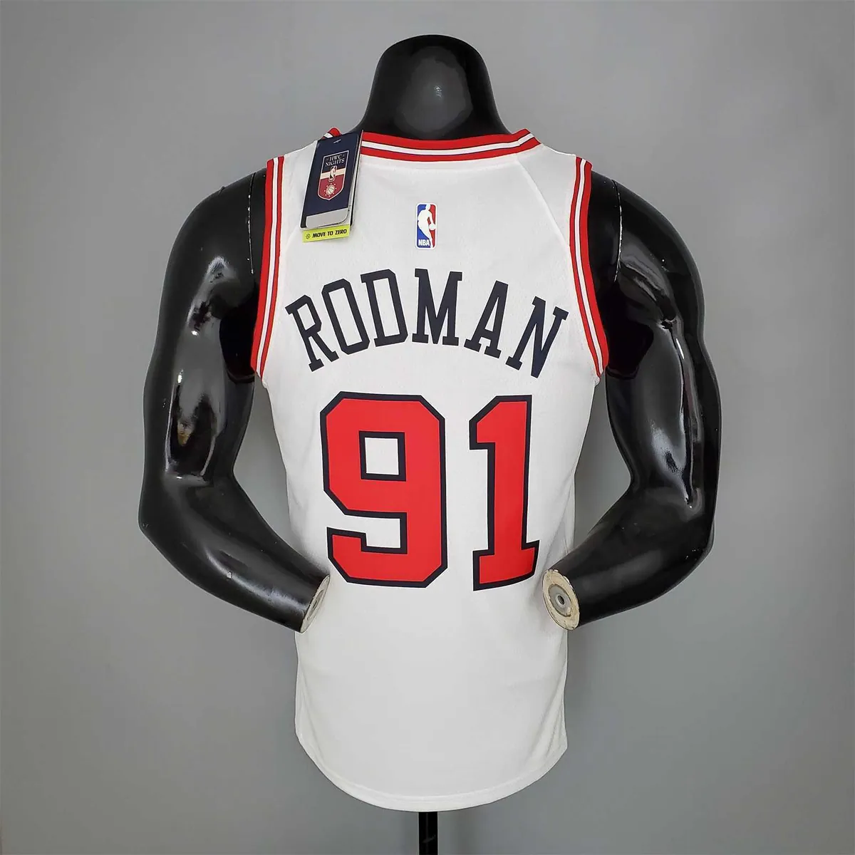ROOMAN#91 Chicago Bulls white 2