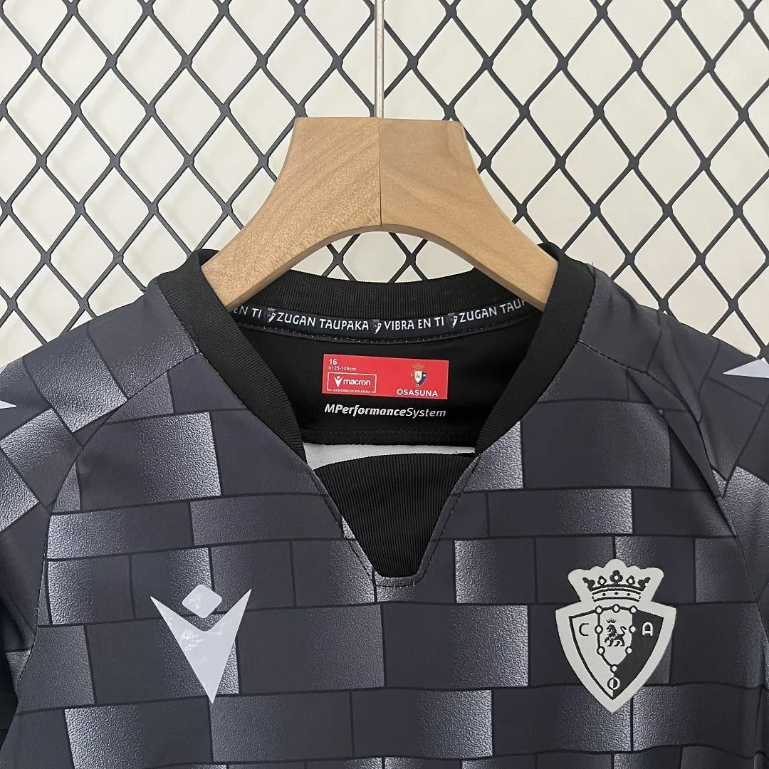 24-25 Osasuna Third Kid Kits Youth Apparels Football AAAAJersey Yupoo 4