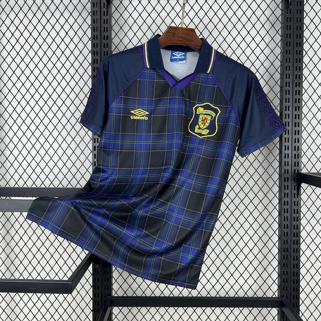 94-96 Scotland Home Retro Kit Football AAAAJersey Yupoo 9