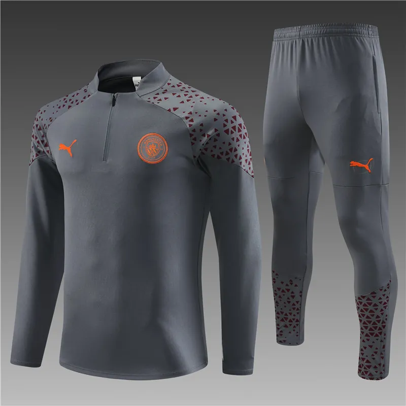23-24 Manchester City Long Sleeve Training Suit Yupoo 3