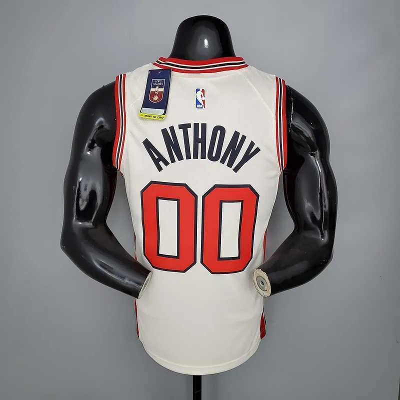 ANTHONY#00 Portland Trail Blazers Beige 1