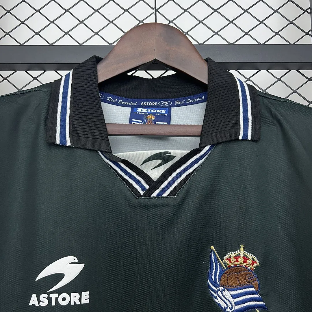 00-02 Real Sociedad Away Retro Kit Vintage Shirt AAAAJersey Wholesale Yupoo 1