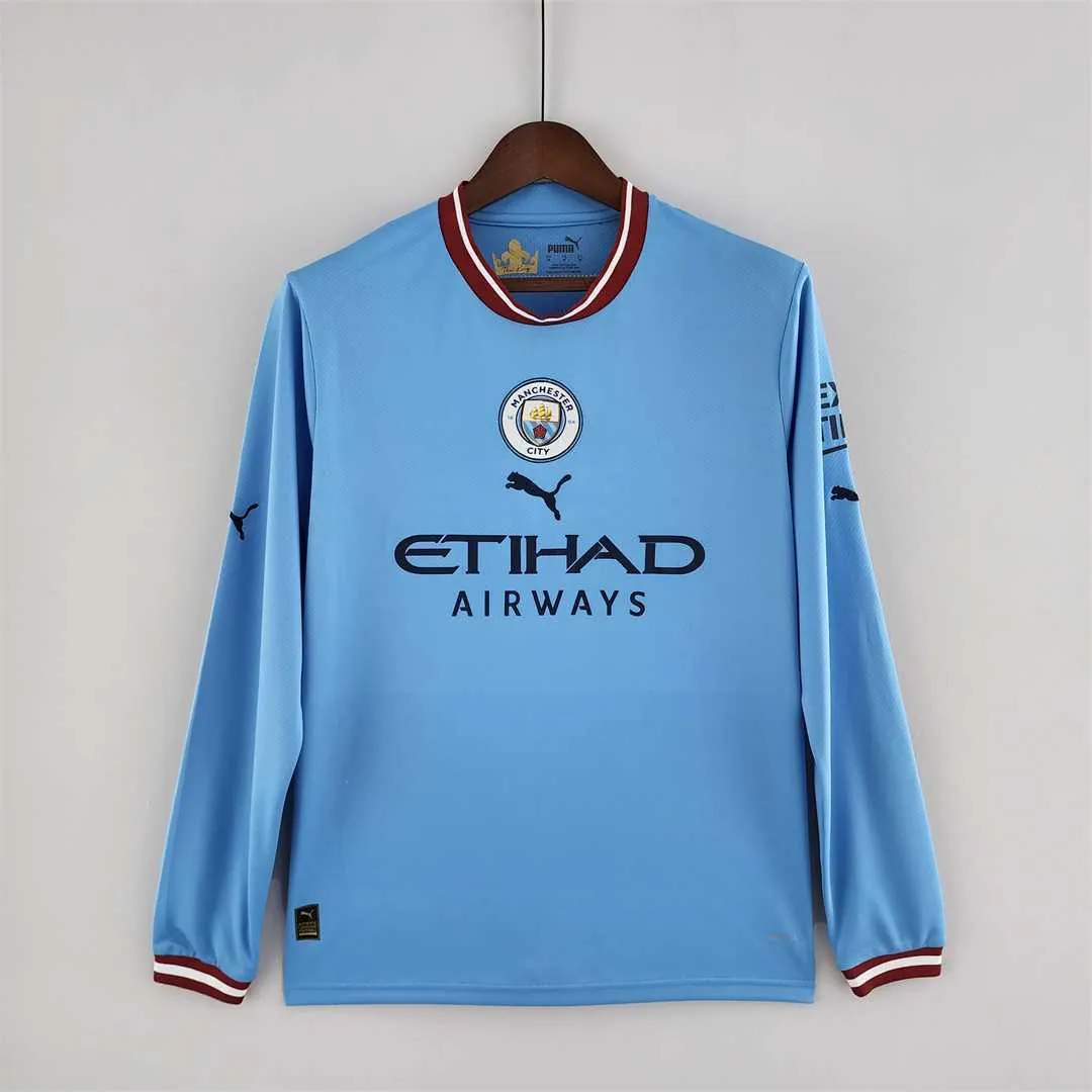 22-23 Manchester City home long sleeve 10