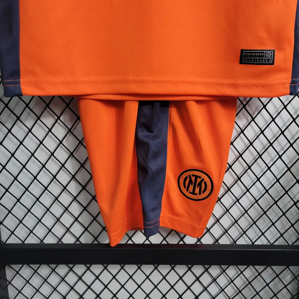 23-24 Kids Inter Milan Third Away Kit Size 16-28 3