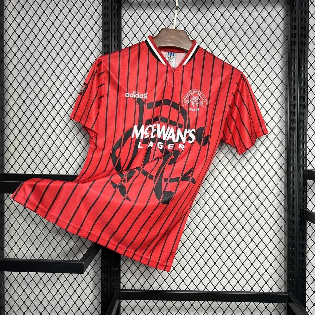 94-95 Rangers Away Retro Kit Vintage Shirt Sport AAAAJersey Yupoo 4