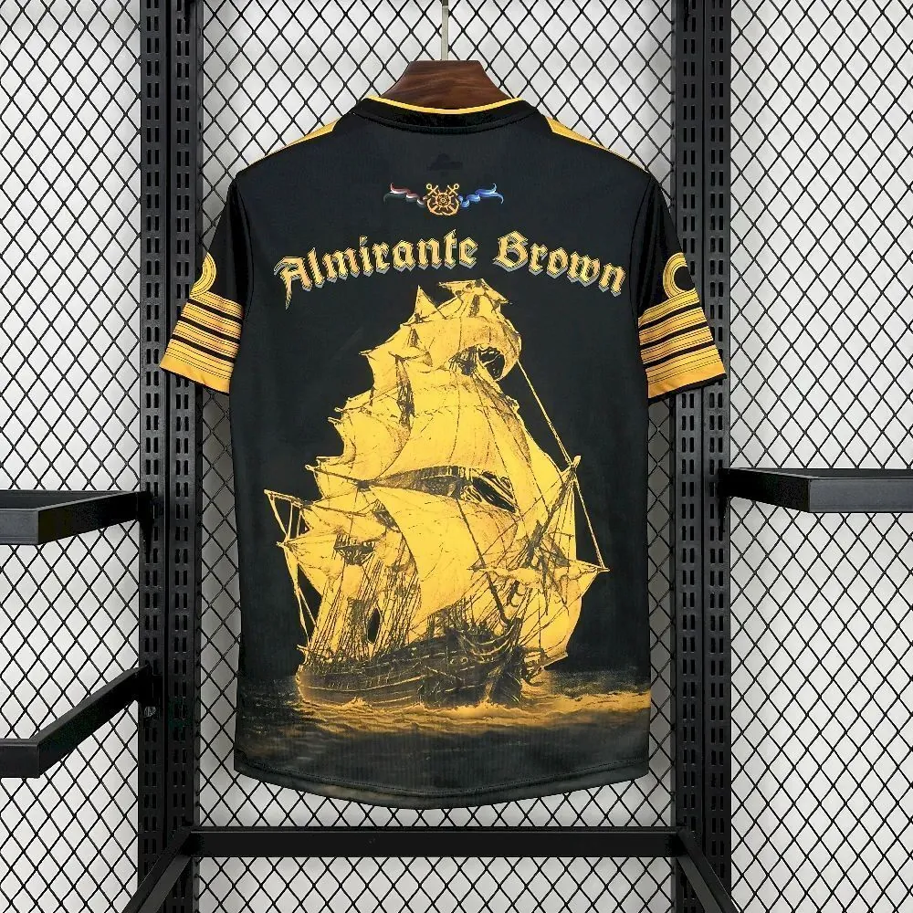 24-25 Almirante Brown Admiral Guillermo Black Special Edition Shirt Soccer AAAAJersey Yupoo 5