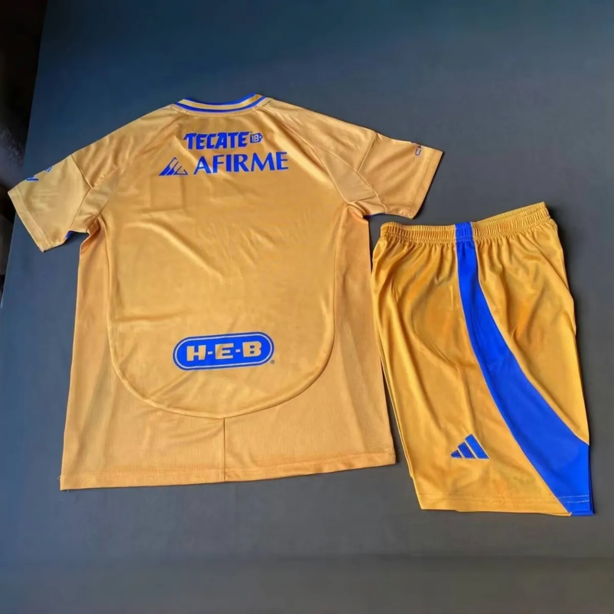 24-25 Tigres UANL Home Kid Kits Youth Apparels Sport AAAAJersey Yupoo 1