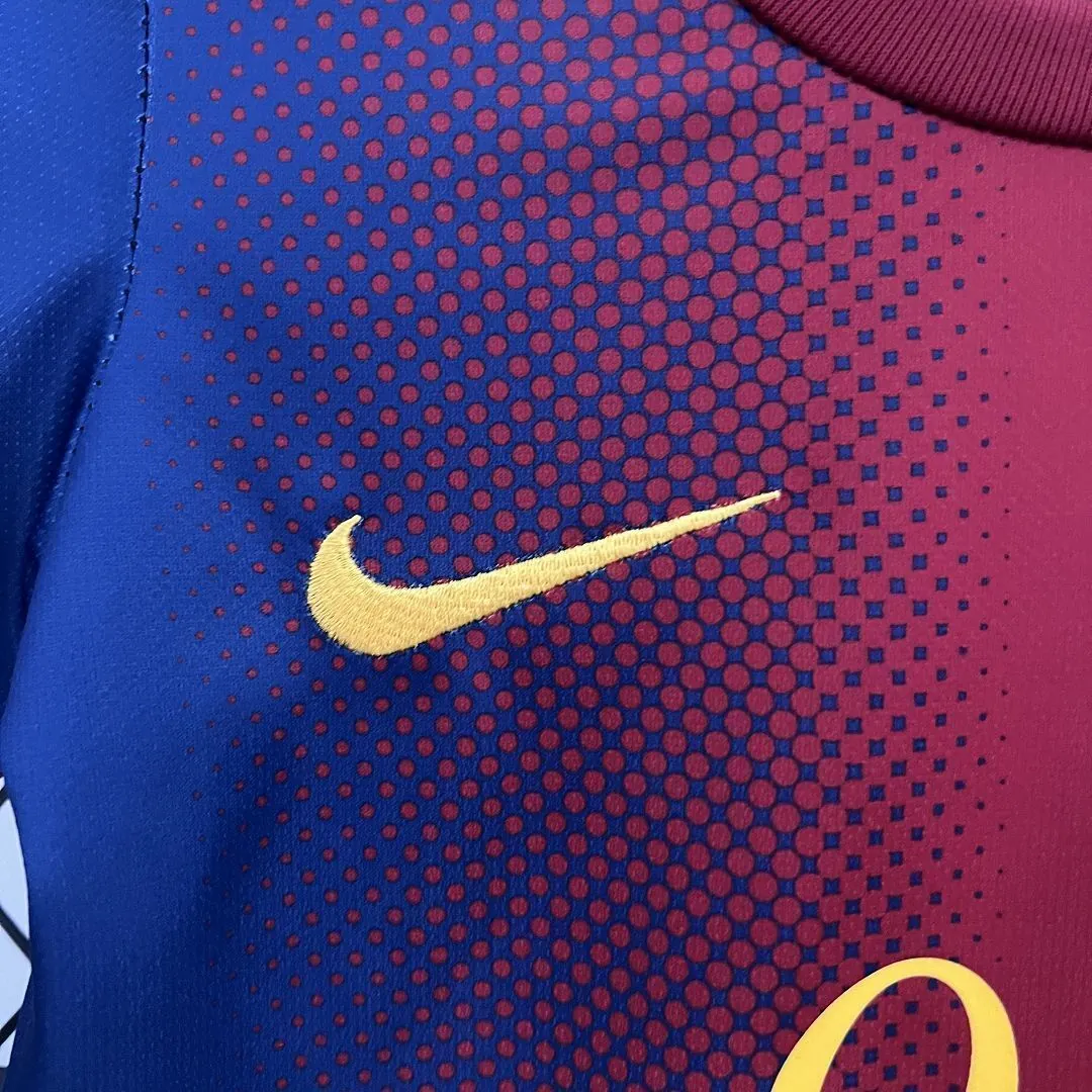 12-13 Barcelona Home Retro Kids Kits Children Shirt Soccer Jersey Yupoo 5