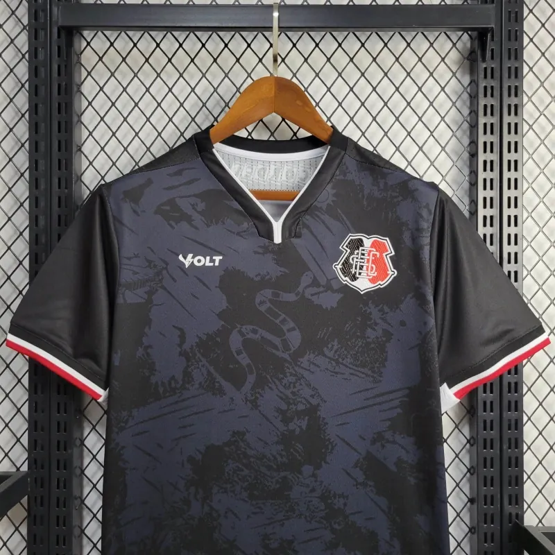 24-25 Santa Cruz Black Kit Football AAAAJersey Supplier 1