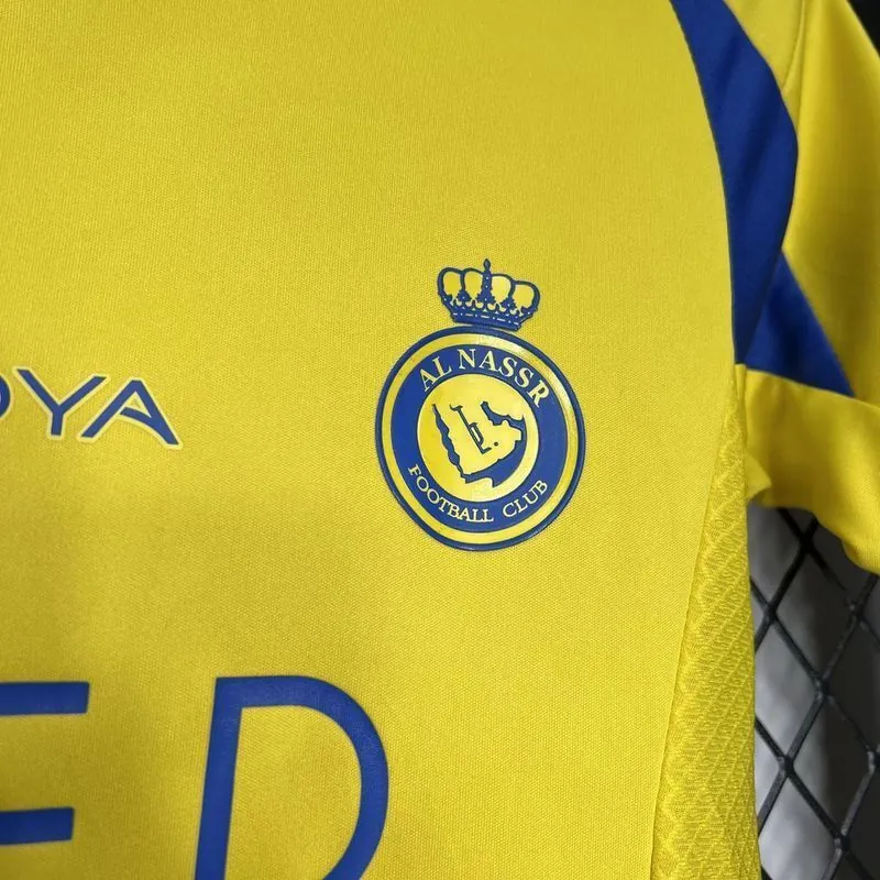 24-25 Al-Nassr Home Kid Kits Youth Apparels Sport AAAAJersey Yupoo 5