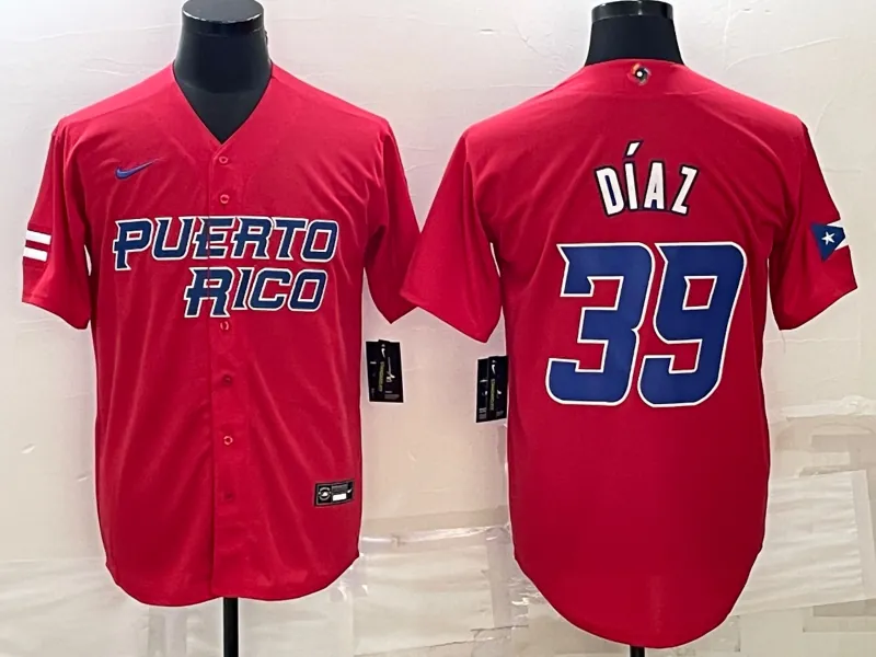 Puerto Rico 2023 World Cup Baseball Jerseys 58