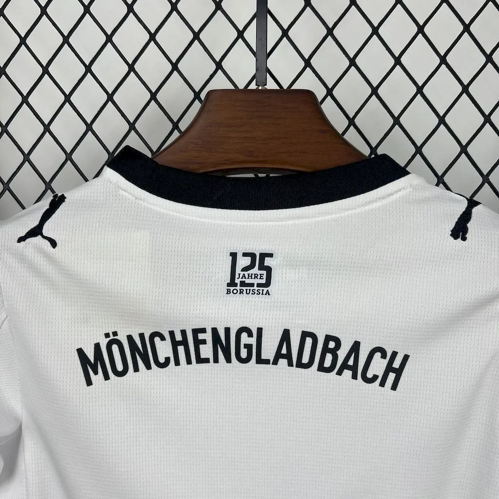 25-26 Borussia Mönchengladbach Home Kid Kits Youth Apparels 8