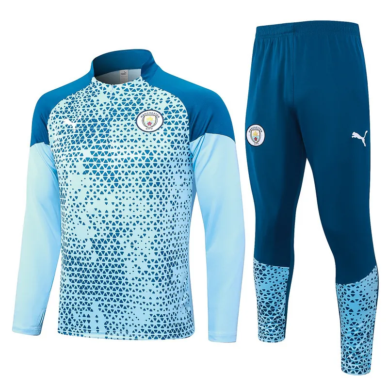 23-24 Manchester City Long Sleeve Training Suit Yupoo 3