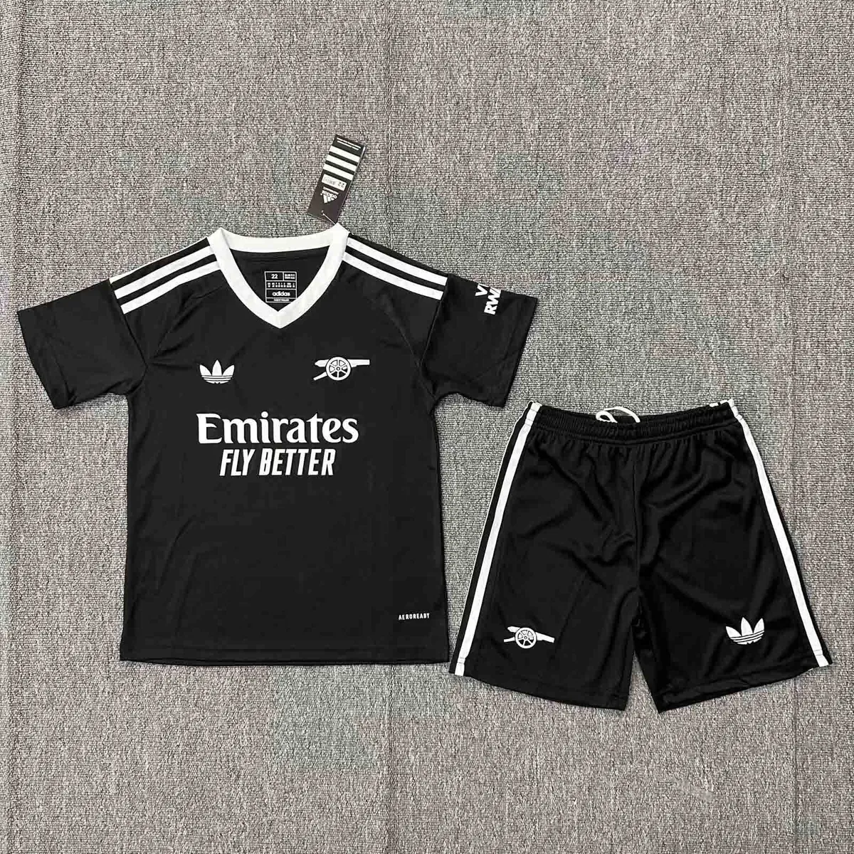 24-25 Arsenal Goalkeeper Black Kids Kits Youth Apparels AAAAJersey Supplier Yupoo 2