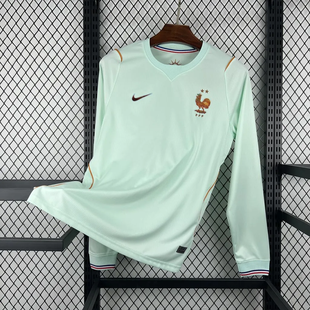 World Cup Jersey 2026 France Mens Away Kit Football Long Sleeve T-Shirt AAAAJersey Supply Yupoo 2 2