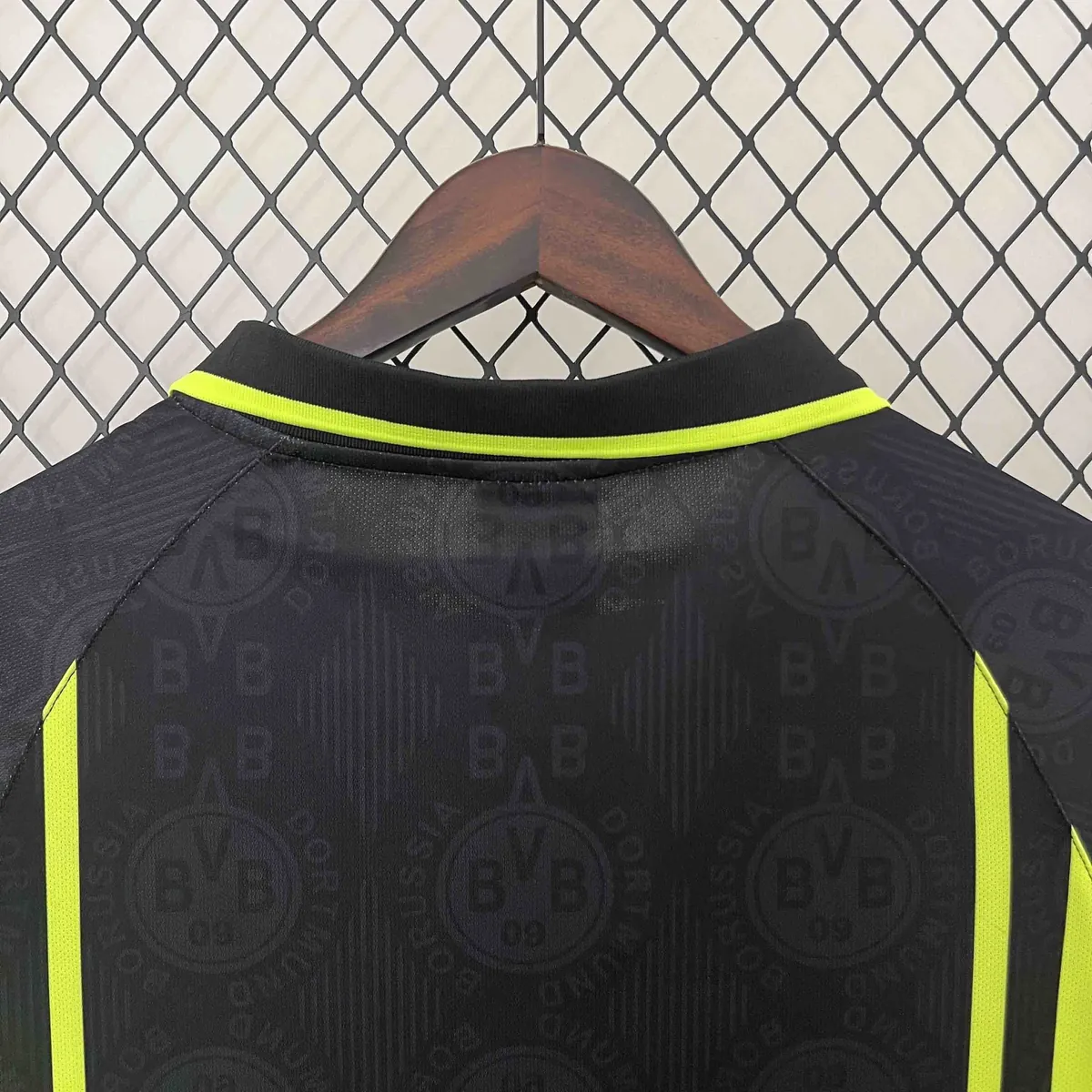 96-97 Dortmund BVB Away Retro Kit Vintage Shirt Best Wholesale Yupoo 2
