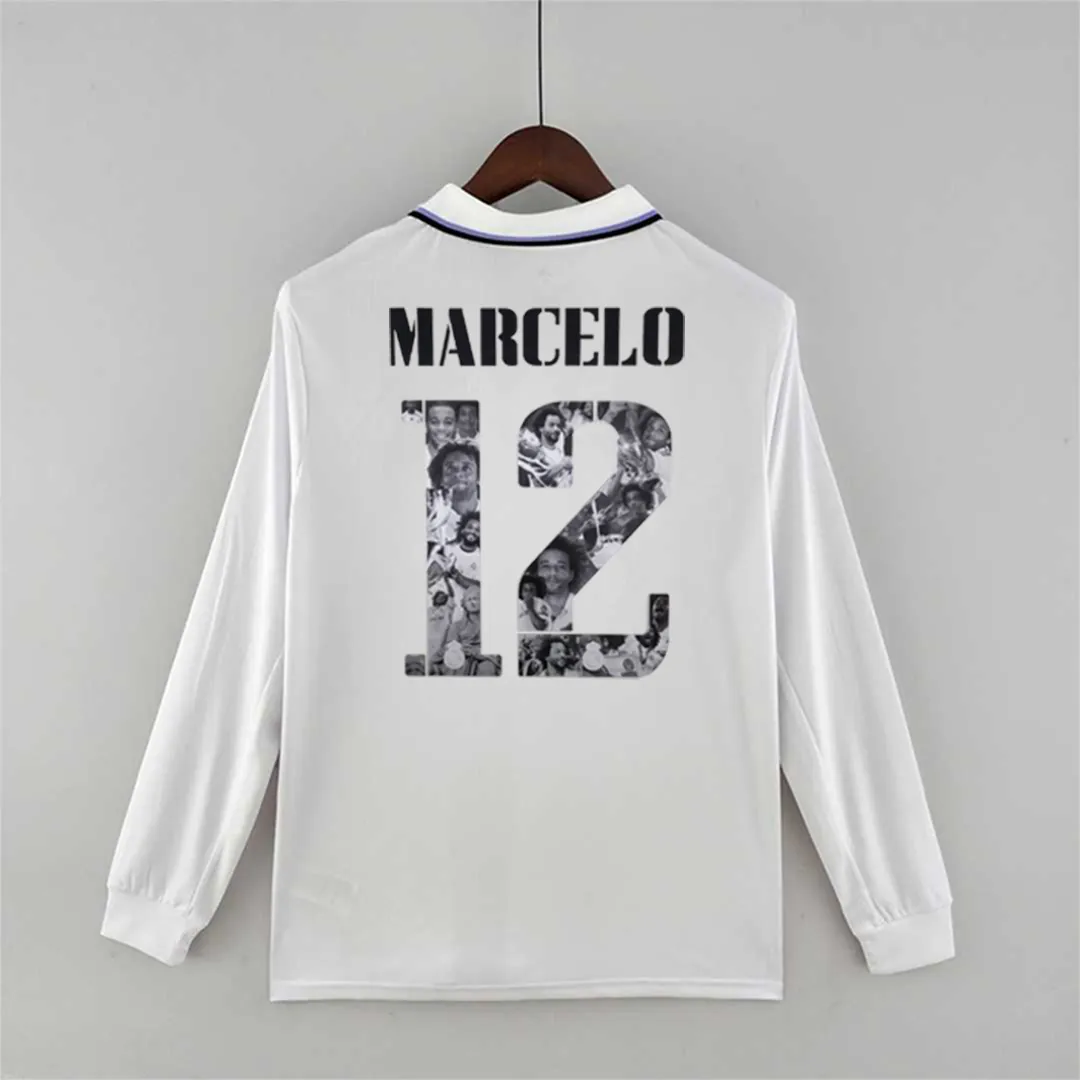 22-23 Real Madrid home long sleeve 5