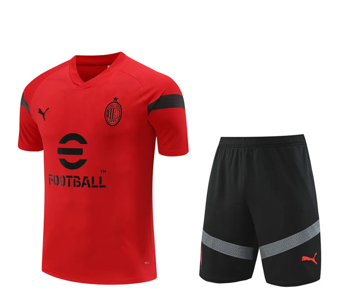 22-23 AC Milan Training Kit Red 13